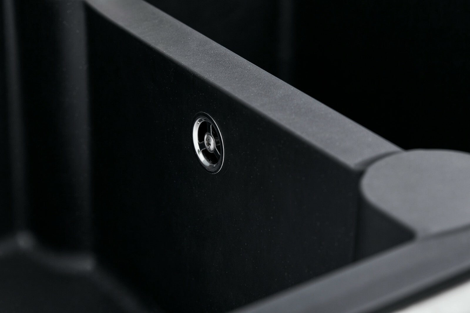 Liquida LP15BL 1.5 Bowl Composite Reversible Inset Black Kitchen Sink With Waste